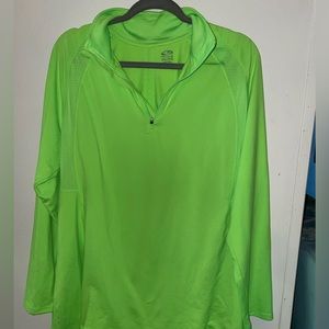 Long sleeve quarter zip shirt